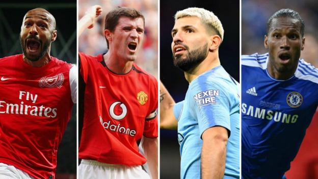 Henry? Keane? Aguero? Drogba? Pick your combined title-winning XI